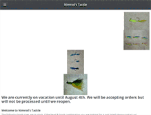 Tablet Screenshot of nimrodstackle.com